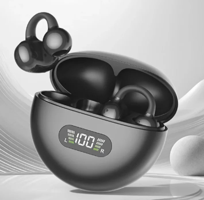 Open-Ear Wireless Earbuds | BT 5.3 & Digital Battery Display