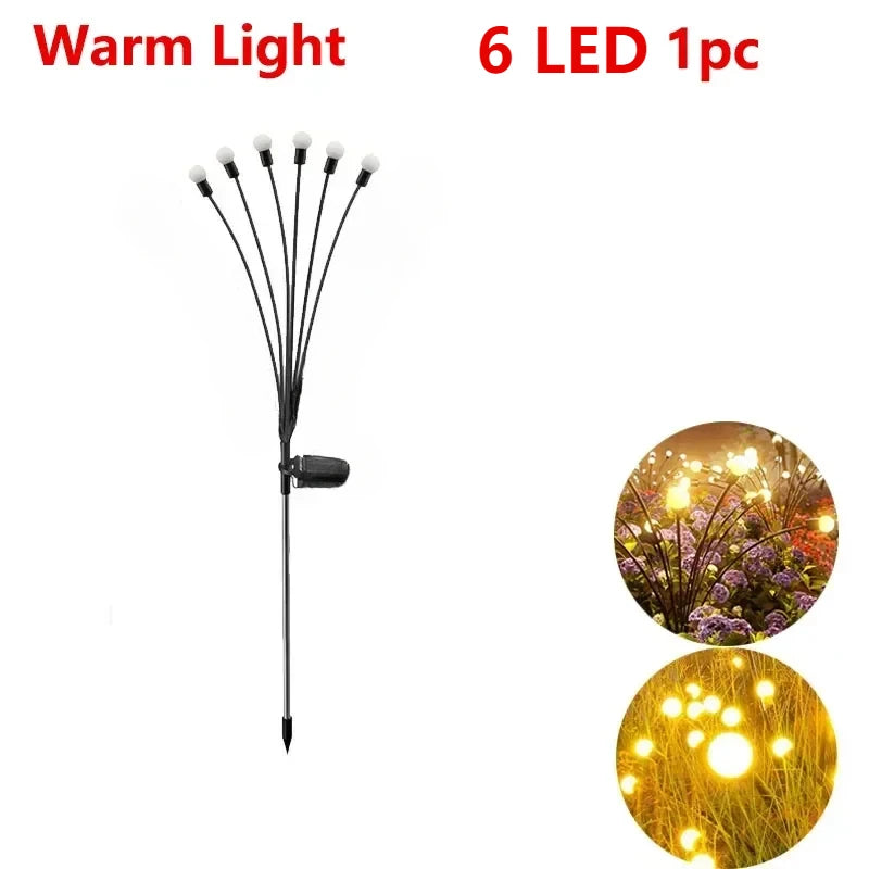 Solar Firework LED Lights – Waterproof Outdoor Lamps for Patio & Lawn