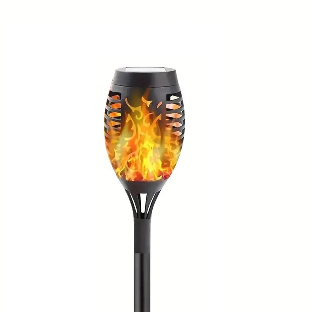 12LED Solar Flame Torch Light Flickering Light Waterproof Outdoor Garden Decoration Landscape Lawn Path Yard Patio Floor Lamps