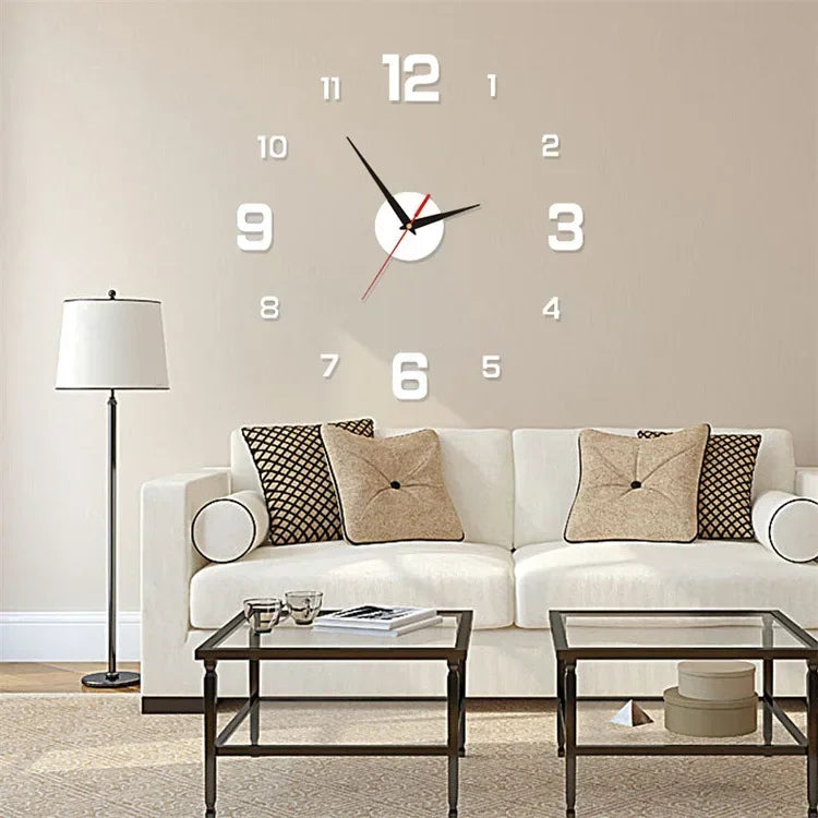 Transform Your Space: 3D Luminous Frameless DIY Wall Clock