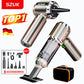 Cordless car vacuum - strong suction, portable, handheld. Perfect for quick clean-ups in your car! 🚗