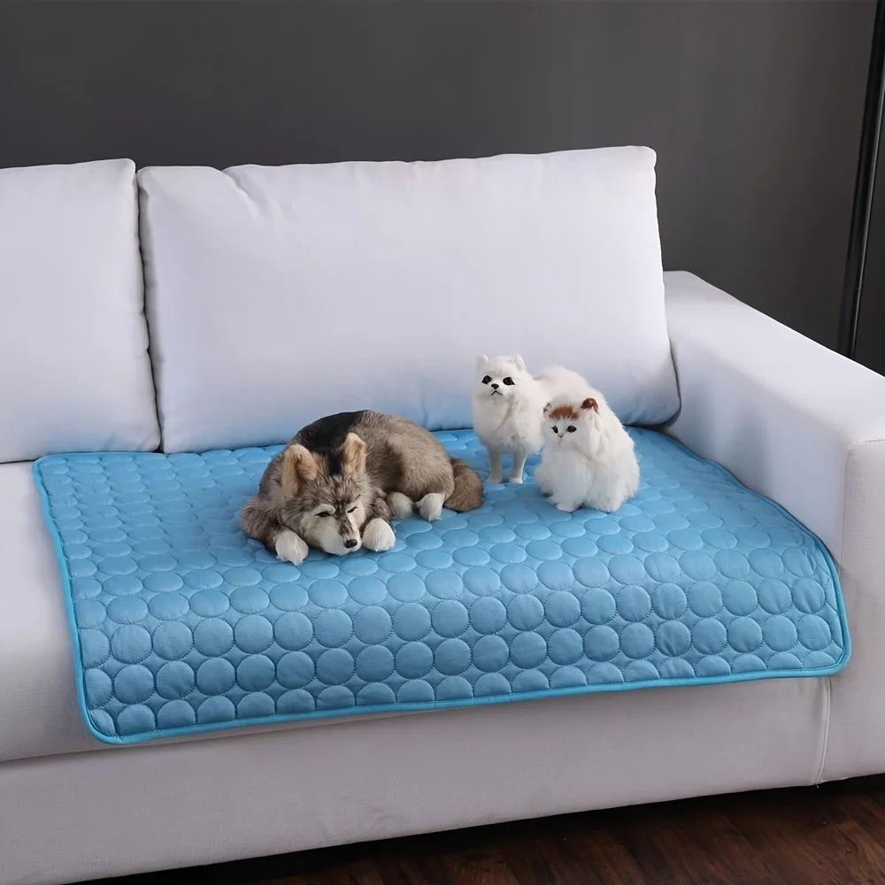 Extra Large Dog Cooling Mat for Summer – Durable Pet Ice Pad