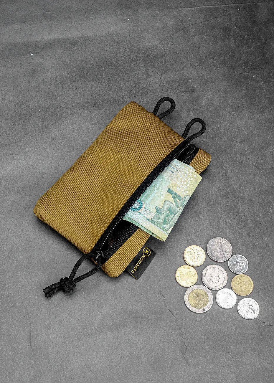 Kosibate Tactical EDC Molle Pouch Mini Wallet Card Key Belt Waist Pack Camping Hiking Hunting Outdoor Coin Purse