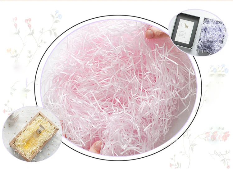 20/50g Multicolored Shredded Crinkle Paper Strands Shredded Crinkle Confetti DIY Gift Box Filling Party Wedding Christmas Decor
