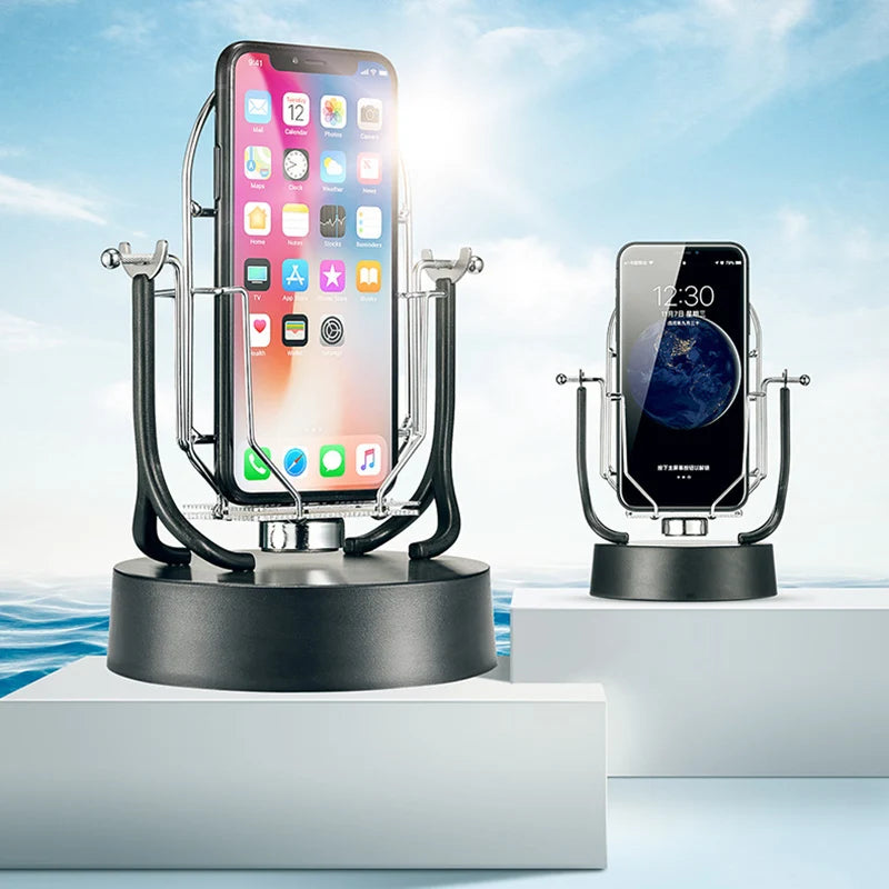 Single Phone Swing Device Automatic Shake Wiggler Step Earning Mobile Phone Holder Support Desk Bracket Smartphone Stand