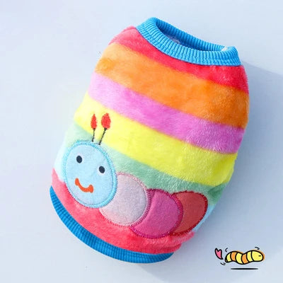 Cute Dog / Cat Clothes Winter Vest For Small Dogs Cats Warm Pets Sweater Soft Flannel Puppy Puffer Jacket Dog Accessories Supplies Xxs