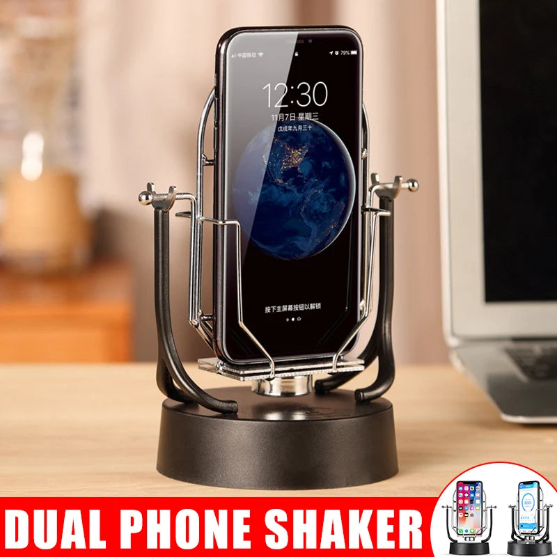 Single Phone Swing Device Automatic Shake Wiggler Step Earning Mobile Phone Holder Support Desk Bracket Smartphone Stand