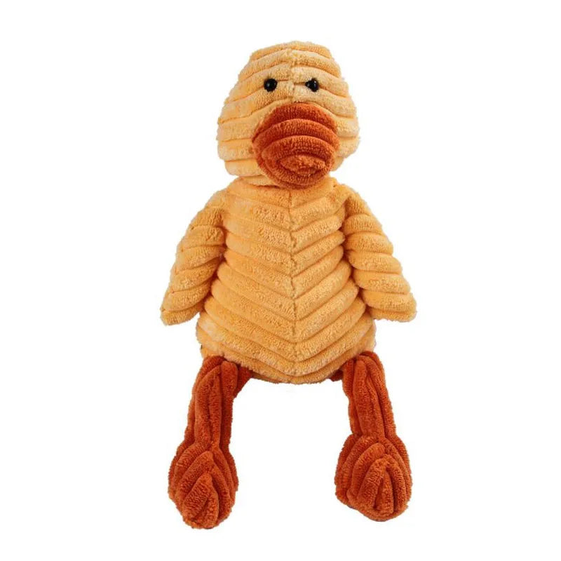 Bite-Resistant Plush Animal Squeaky Toy – Perfect for Small & Large Dogs!