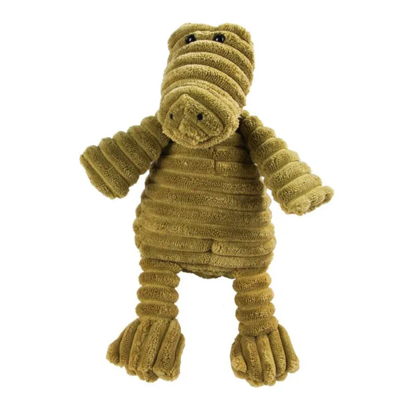 Bite-Resistant Plush Animal Squeaky Toy – Perfect for Small & Large Dogs!