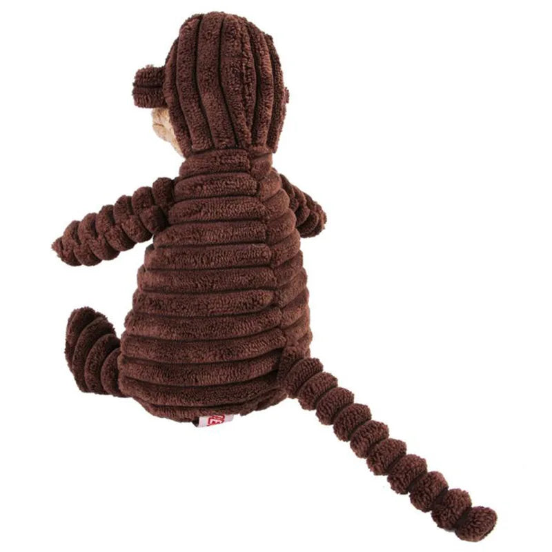Bite-Resistant Plush Animal Squeaky Toy – Perfect for Small & Large Dogs!