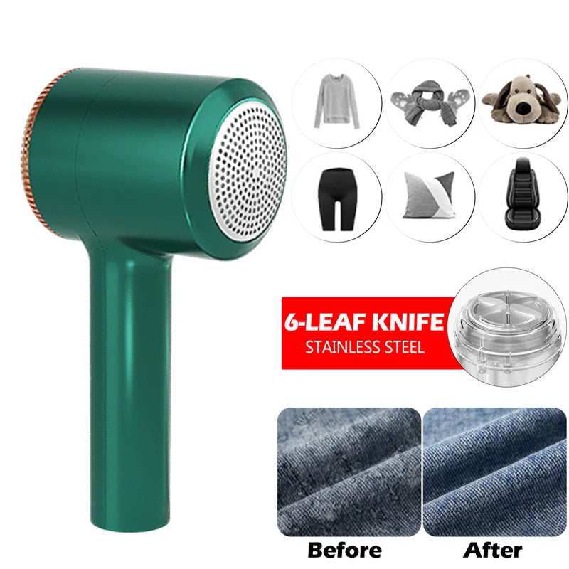 Electric USB Lint Remover – Rechargeable Clothes & Sweater Shaver