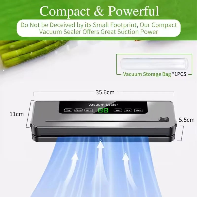 Mi Electric Vacuum Sealer (Dry/Wet) + Food Storage Bags
