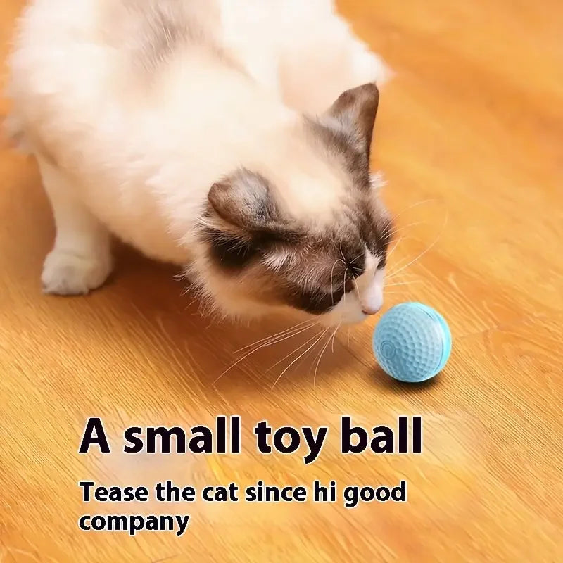 Smart Cat Toys: Automatic Rolling Interactive Ball (USB Rechargeabe