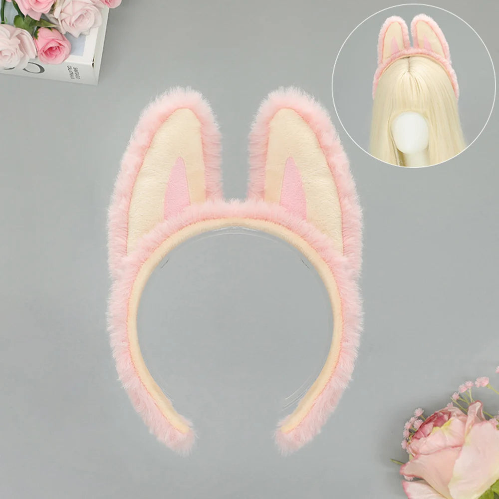 Cute Plush Antler Headband Fashion Cosplay Deer Ear Head Hoop Lolita Hair Bands Holiday Party Christmas Women Hair Accessories