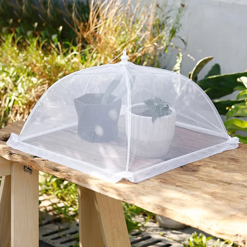 Food Cover Mesh Folding Washable Flies Tables Cover Insect Proof Protective Dish Covers Home Kitchen Storage Accessaries