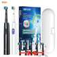 Experience the Power of Our Waterproof Electric Toothbrush with 8 Heads & Built-in Timer!