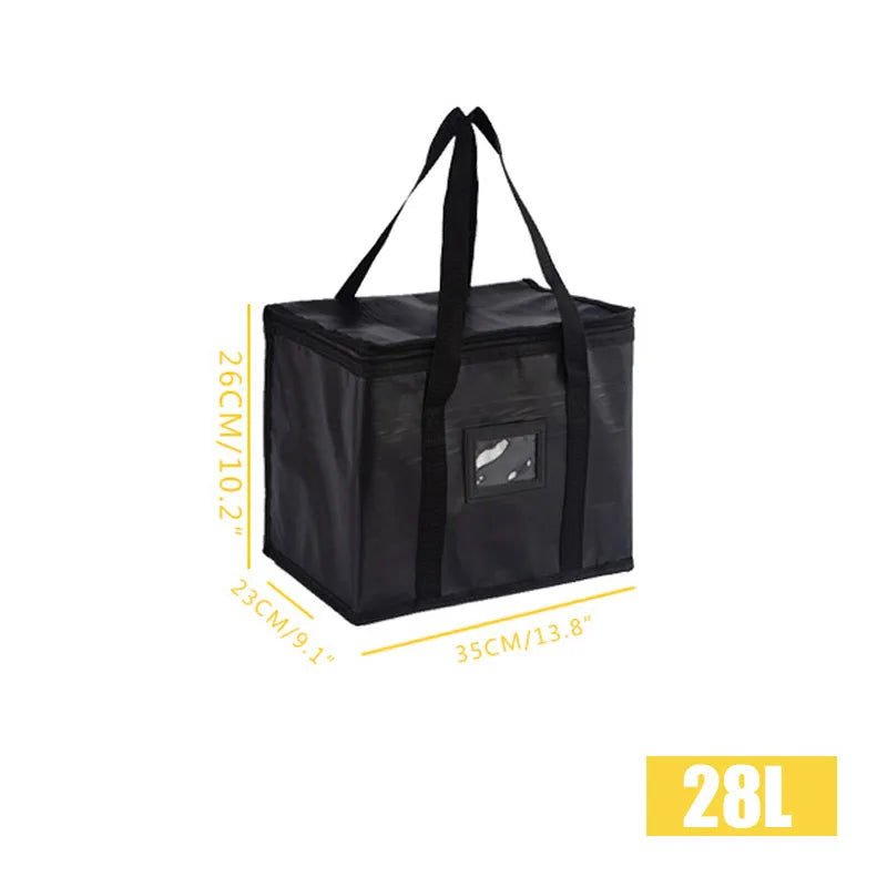 Insulated Thermal Cooler Bag Drink Storage Large Chilled Bags Cool Lunch Foods Lunch Box Zip Picnic Tin Foil Food panier repas
