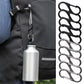 5PCS Tactical S Type Carabiner Camping Equipment Anti-Theft Aluminium Alloy Carabiner Mini Keychain Hook Hiking Backpack Buckle