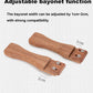 Outdoor Grill Pan Handle Anti-scalding Solid Wood Handle Bayonet Adjustable Heat Resistant Insulated Grip Outdoor Camping Tool