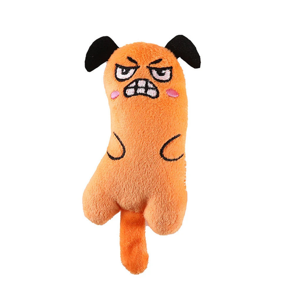 Durable Carrot Dog Chew Toy - Safe Cotton Rope for Molar Cleaning!