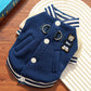 Cozy Fleece Dog Jacket, Sporty Baseball Style Pet Vest for Everyday Comfort, Warm Puppy Clothes for Small Medium Dogs