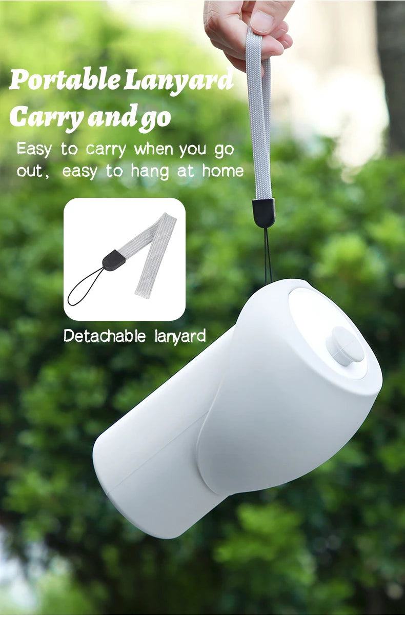 550ml Folding Pet Water Bottle - Portable Mug for Dogs & Cats on the Go!