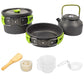 Camping Cooking set Camping Cookware Travel Tableware Outdoor Picnic Set Teapot For 2-3 Peaple Non-stick pots assorted sets