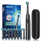 Experience the Power of Our Waterproof Electric Toothbrush with 8 Heads & Built-in Timer!