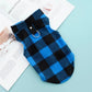 Dog Clothing Pet Clothing Polar Fleece Vest Grid Thickened Cat Traction Pet Supplies Cat Clothing Dog Clothing