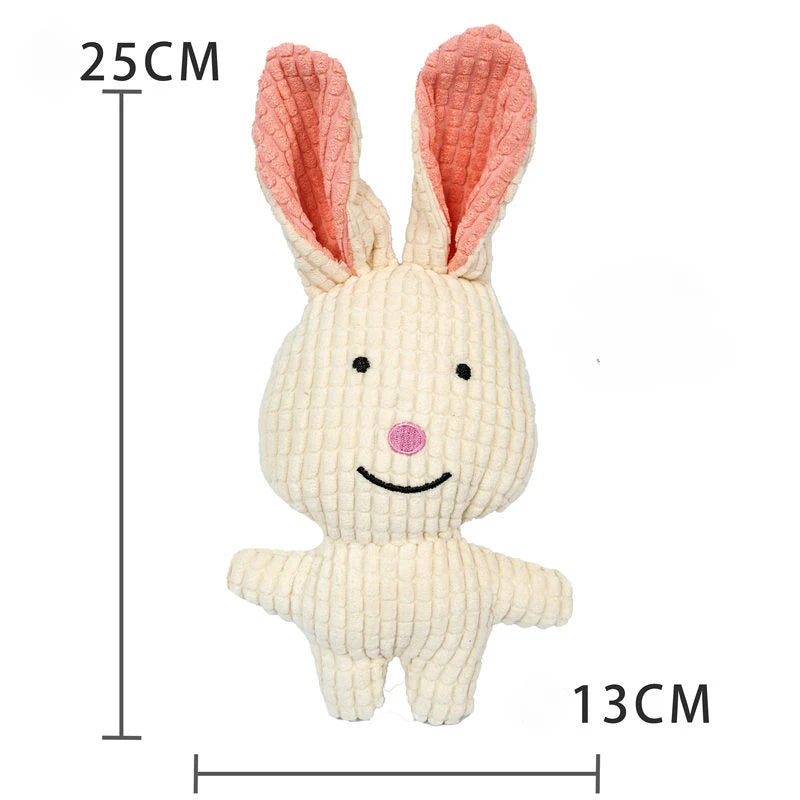 Bite-Resistant Plush Duck Toy - Sound Relief for Small & Large Dogs!