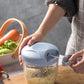 500/900ML Manual Meat Mincer Garlic Chopper Rotate Garlic Press Crusher Vegetable Onion Cutter Kitchen Cooking Accessories