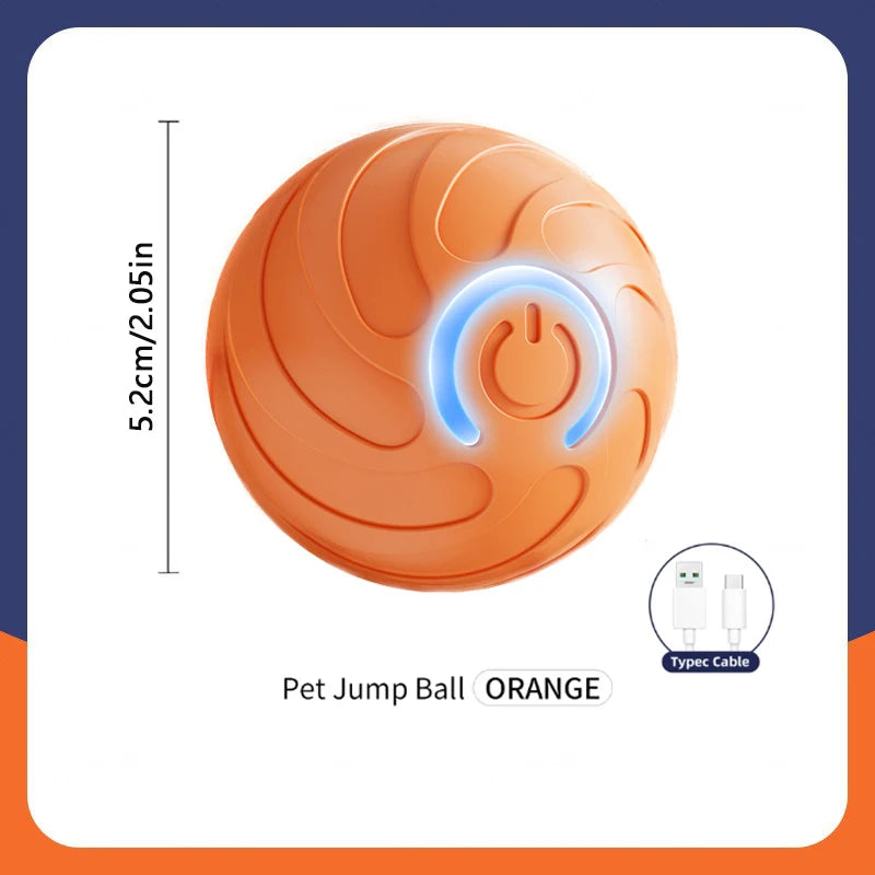 Smart Dog / Cat Toy Ball Electronic Interactive Pet Toy Moving Ball USB Automatic Moving Bouncing for Puppy Birthday Gift Cat Products