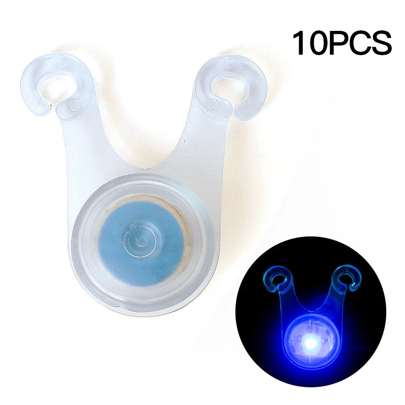 10pcs Waterproof LED Tent String Rope Guard Hanging Lights Mini Flashlight Cycling Lights Outdoor Camping Warning Safety Lamp