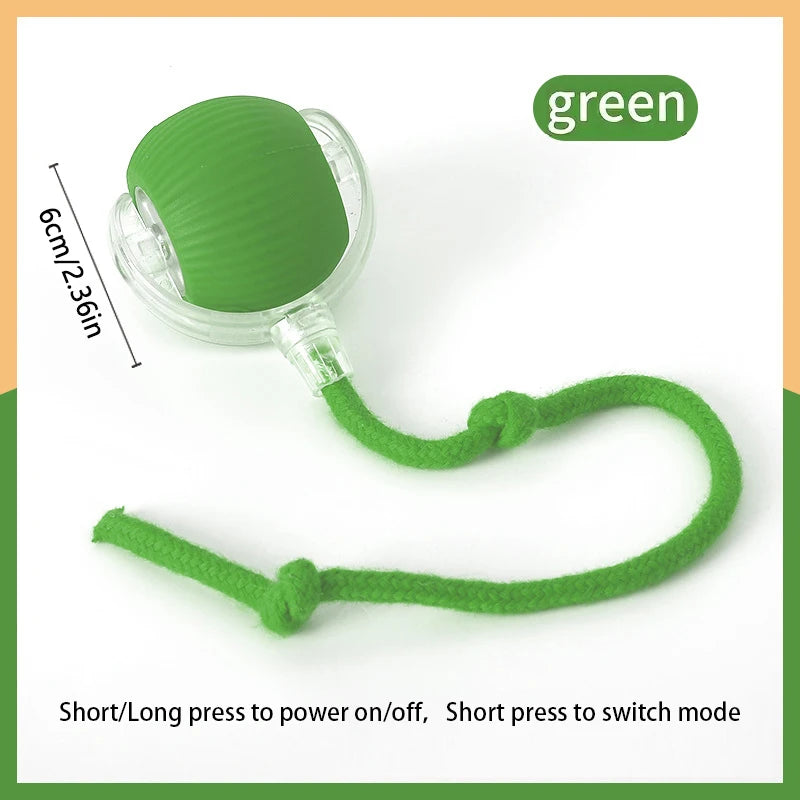 Smart Cat Toys: Automatic Rolling Interactive Ball (USB Rechargeabe
