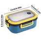 1200ML 2-Layer Bento Lunch Box (Leakproof) – Spoon & Fork Included