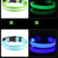 Nylon LED Night Safety Flashing Glow In The Dark Dog Leash Dogs Luminous Fluorescent Pet Dog Collar