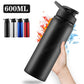 Metal Portable Water Bottle Leakproof Reusable Outdoor Sports Cup for Cycling Hiking Gym Halloween Gift Christmas Gift Travel