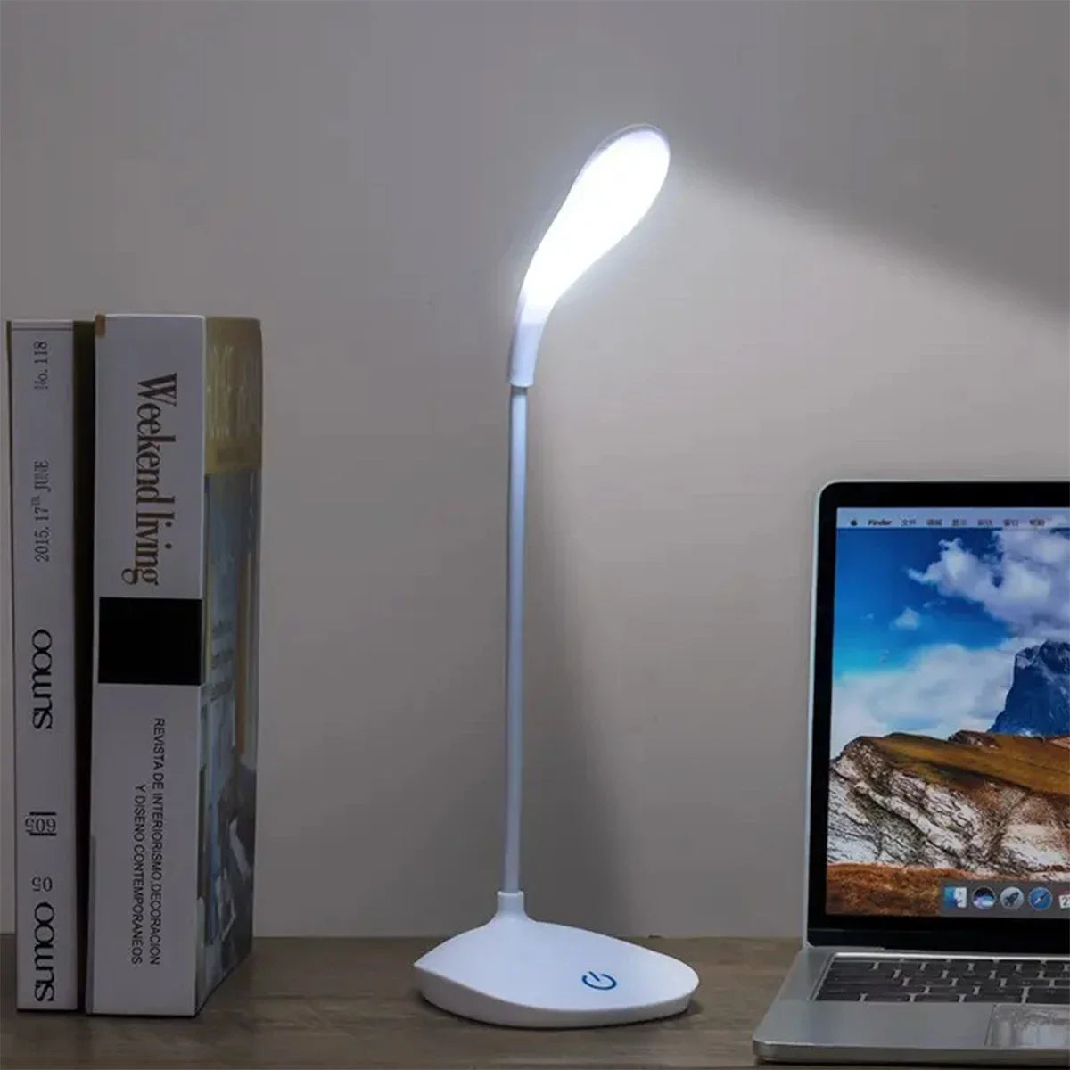 Portable LED Desk Lamp: USB Charging, Touch Dimming & Eye Protection