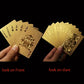 Cool Black Gold Waterproof Playing Cards, a Deck of Playing Cards Containing Christmas, Halloween, Thanksgiving Gifts, Game Gift