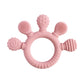Food-Grade Silicone Teether Ring - Safe Sensory Toy for Babies 0-12 Months!