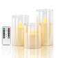 LED lights electronic candles LED candle decorations acrylic candles complete set of remote control timers Christmas and wedding