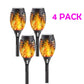 12LED Solar Flame Torch Light Flickering Light Waterproof Outdoor Garden Decoration Landscape Lawn Path Yard Patio Floor Lamps