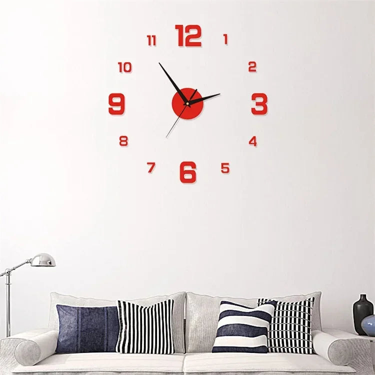 Transform Your Space: 3D Luminous Frameless DIY Wall Clock