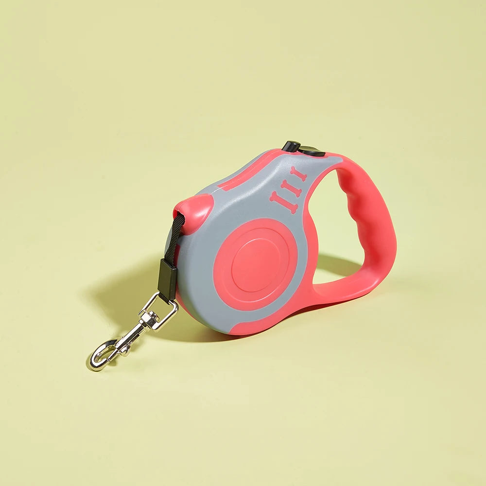 3m/5m Automatic Retractable Dog Leash – Durable Nylon for Small Dogs & Cat