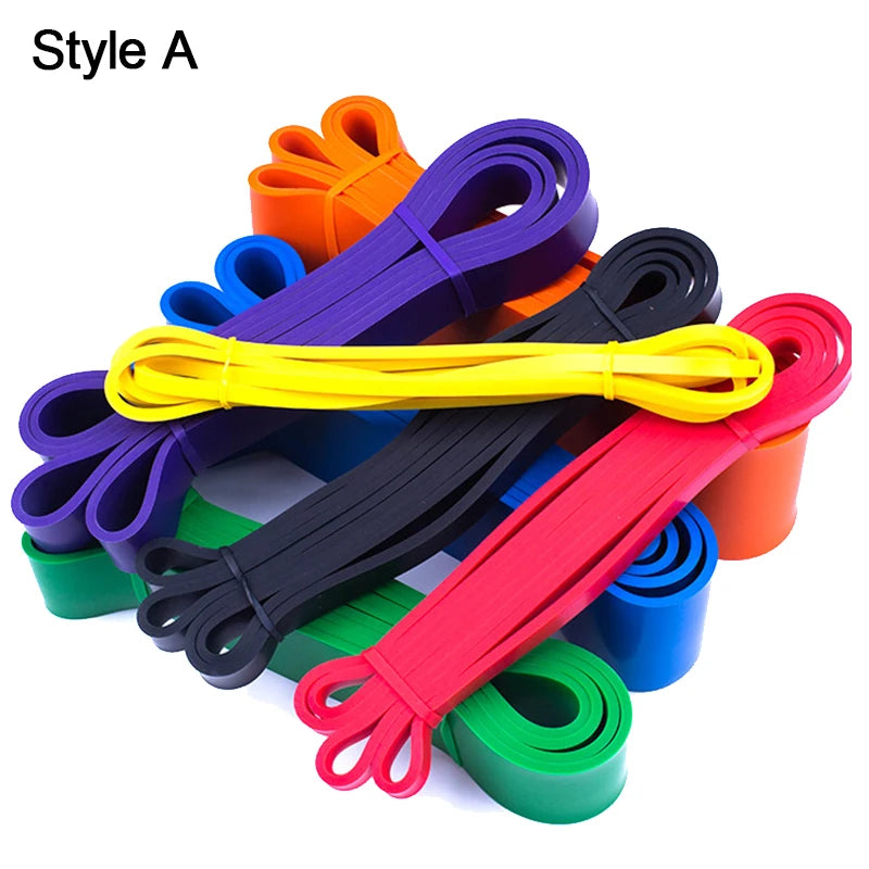 Resistance Bands Set - 5 Strength Levels Home Workout Fitness Gym