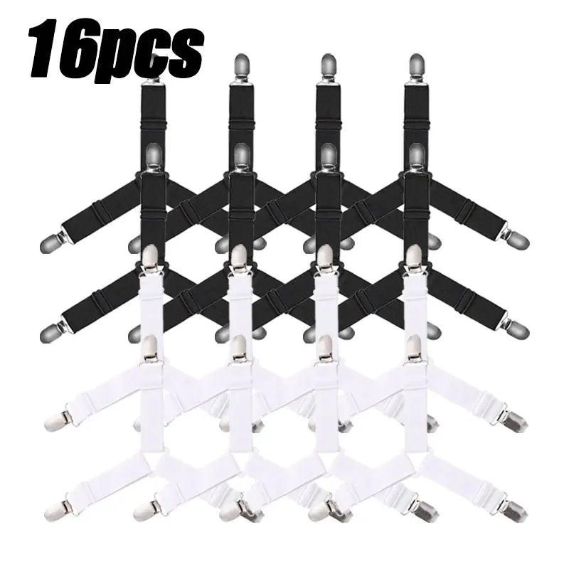 Adjustable Bed Sheet Clips Set – Keep Sheets Tight & Secure