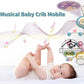 Musical Baby Crib Mobile with Lights Music Projection for Infants Remote Control Crib Toys for Newborn Baby Mobile for Crib Toys