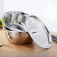 3PCS/1Set Vegetable Slicer, Stainless Steel Slicer, Potato Slicer, Vegetable Washing Basin, Drain Basket, Multifunctional
