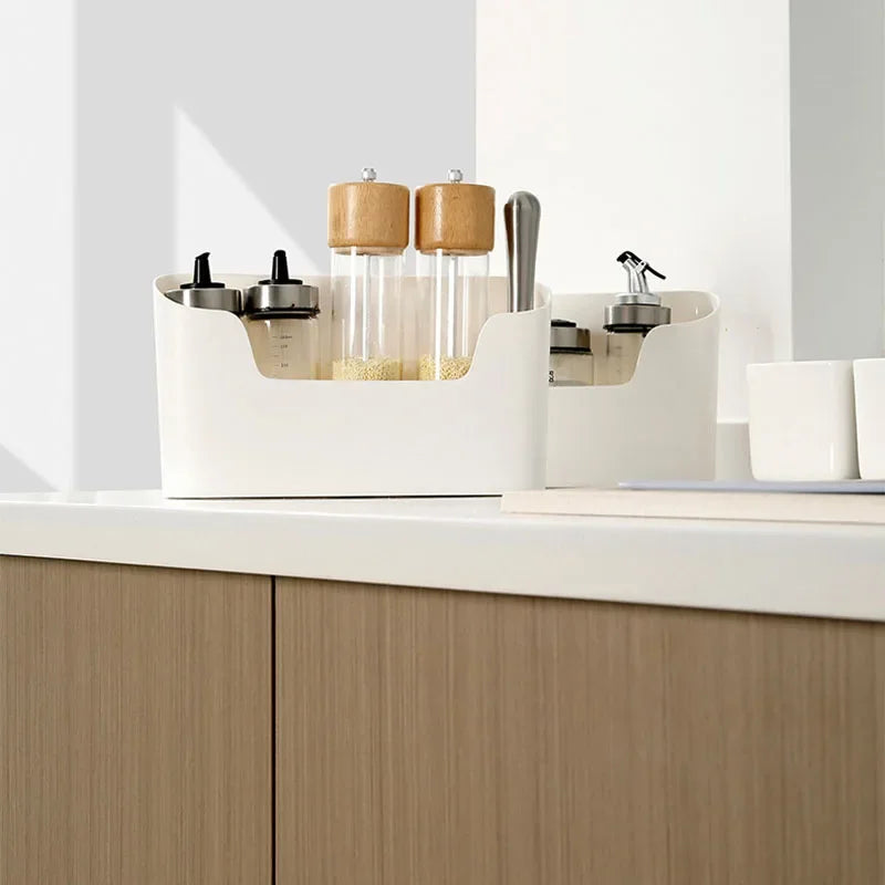 Kitchen Wall-Mounted Adhesive Storage Rack