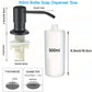 Stainless steel kitchen sink liquid soap dispenser (350ML / 500ML) — pump mount, hand-press design. 🧼